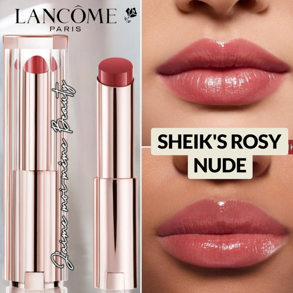 Lancome Butterglow Hydryating & Plumping Tinted Lip Balm Sheik's Rosy Nude